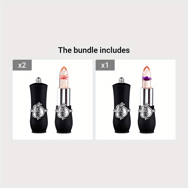 Long-Lasting Temperature-Activated Lipstick Set With Moisturizing Lip Balm - Changing Colors With Magic Valentine's Day Gifts
