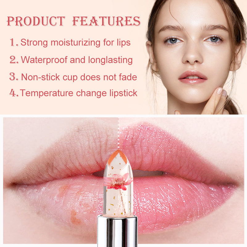 Long-Lasting Temperature-Activated Lipstick Set With Moisturizing Lip Balm - Changing Colors With Magic Valentine's Day Gifts