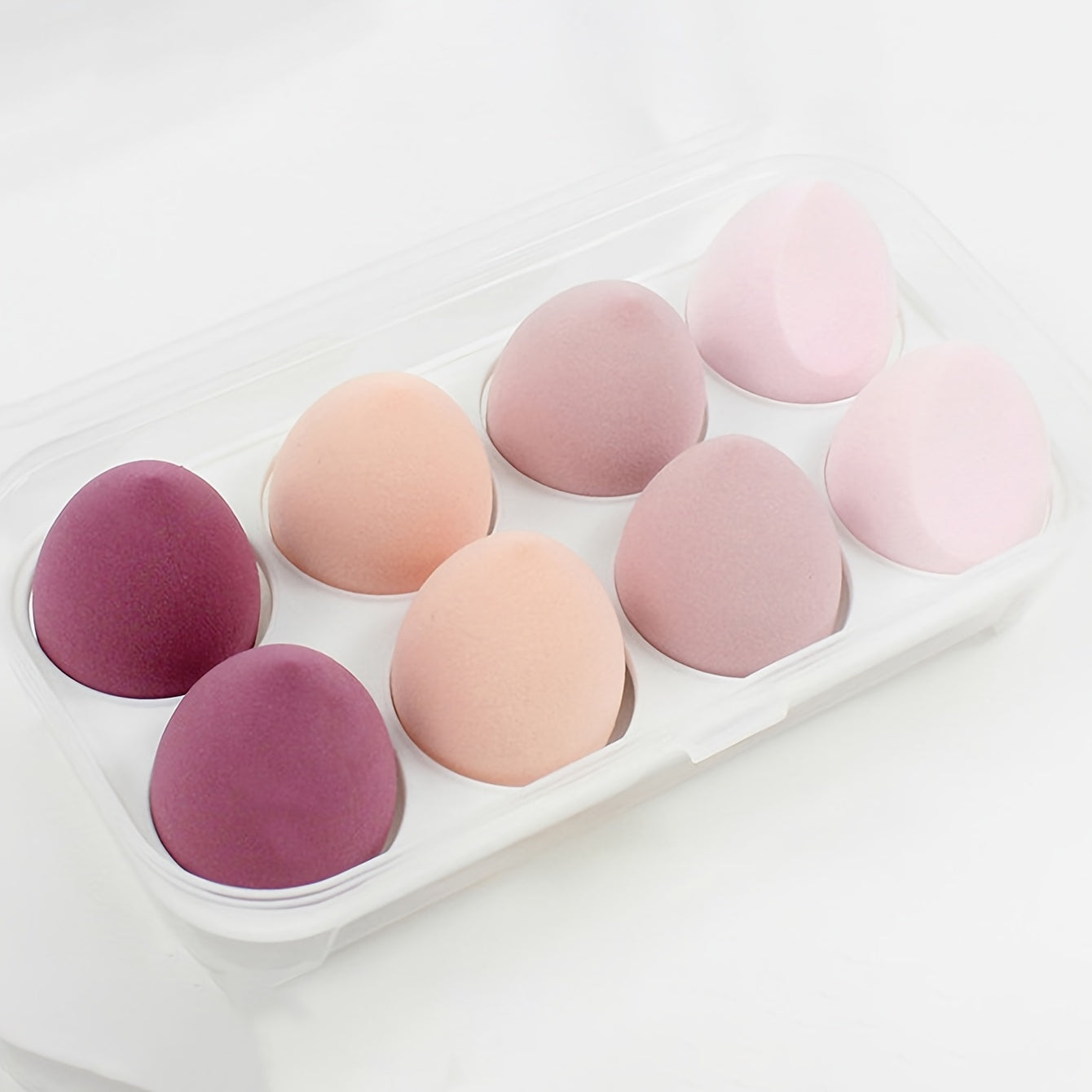 8pcs/set Color Mixing Beauty Egg Beauty Sponge Makeup Sponge Makeup Tools Foundation Make-up Facial Makeup Tools Makeup Artist Special Beauty Egg Christmas Gift Wedding Special Multi Style Beauty Egg Set Wedding Gift New Year
