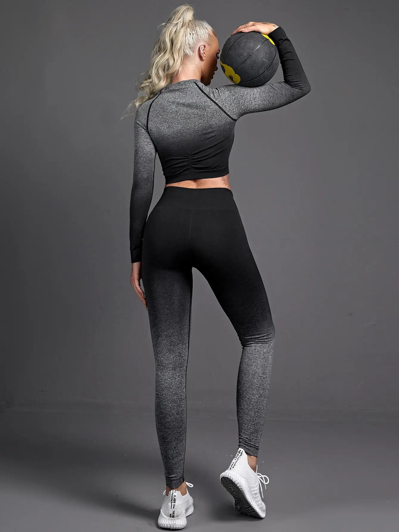 Women's 2-Piece Activewear Set - Breathable Short Sleeve Yoga Top & Flexible High Waist Leggings - Perfect for Workouts & Runnin