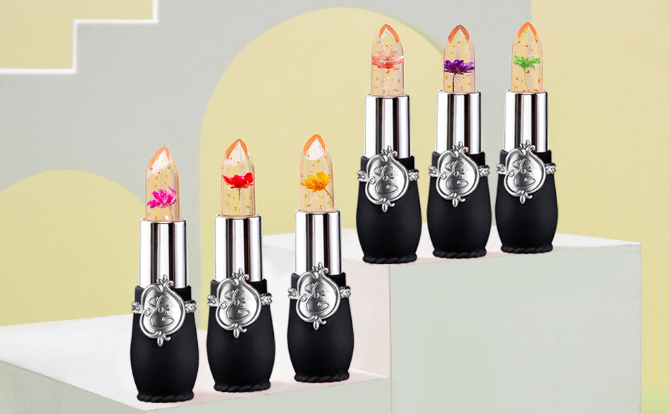 Long-Lasting Temperature-Activated Lipstick Set With Moisturizing Lip Balm - Changing Colors With Magic Valentine's Day Gifts