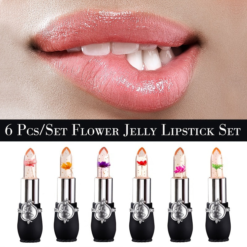 Long-Lasting Temperature-Activated Lipstick Set With Moisturizing Lip Balm - Changing Colors With Magic Valentine's Day Gifts