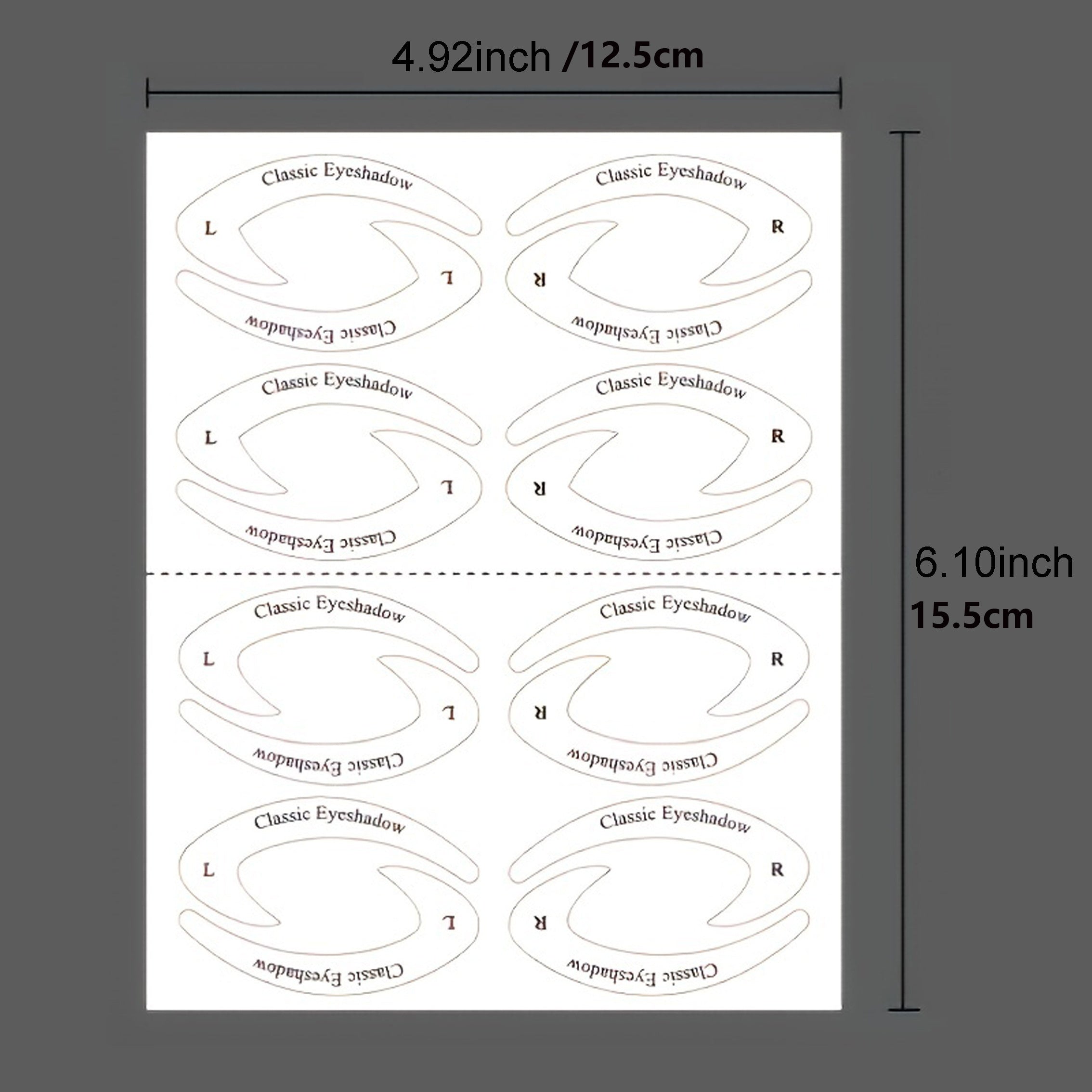 32Pairs Eyeliner Eyeshadow Sticker Stencils Kit For Eyes, Cat Eyeliner Stencil Pads Non-Woven Materials Eye Shadow Eyeliner Stencil For Beginners Makeup Tool