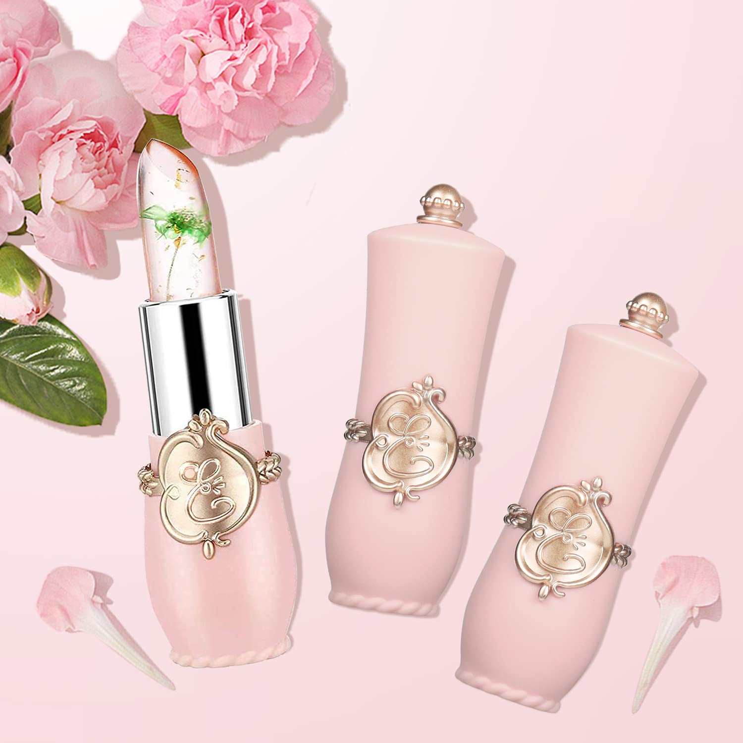 6 Pcs Moisturizing Temperature Changing Jelly Lipstick - Long Lasting Nourishing Lip Balm With Peach Flavor Valentine's Day Gifts