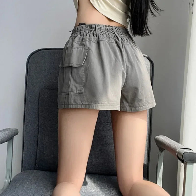 Shorts for Women Fitness Sports Short Pants Woman Jorts Gym Running Sport Japanese 2000s Style To Wear Aesthetic Low Price Kpop
