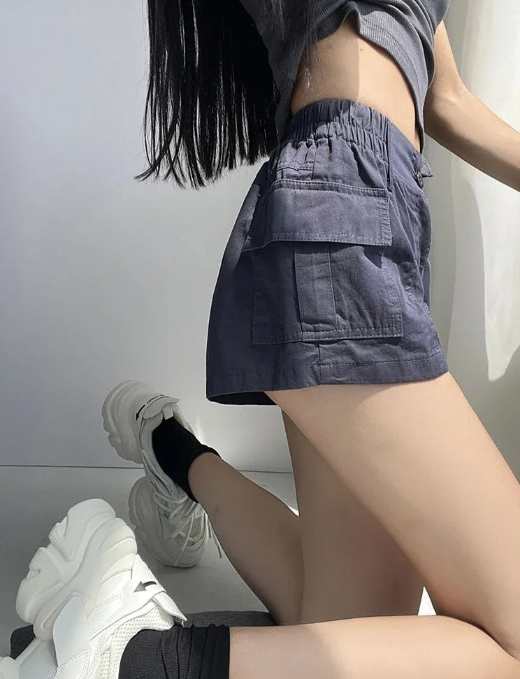 Shorts for Women Fitness Sports Short Pants Woman Jorts Gym Running Sport Japanese 2000s Style To Wear Aesthetic Low Price Kpop