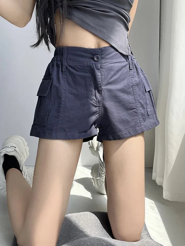 Shorts for Women Fitness Sports Short Pants Woman Jorts Gym Running Sport Japanese 2000s Style To Wear Aesthetic Low Price Kpop