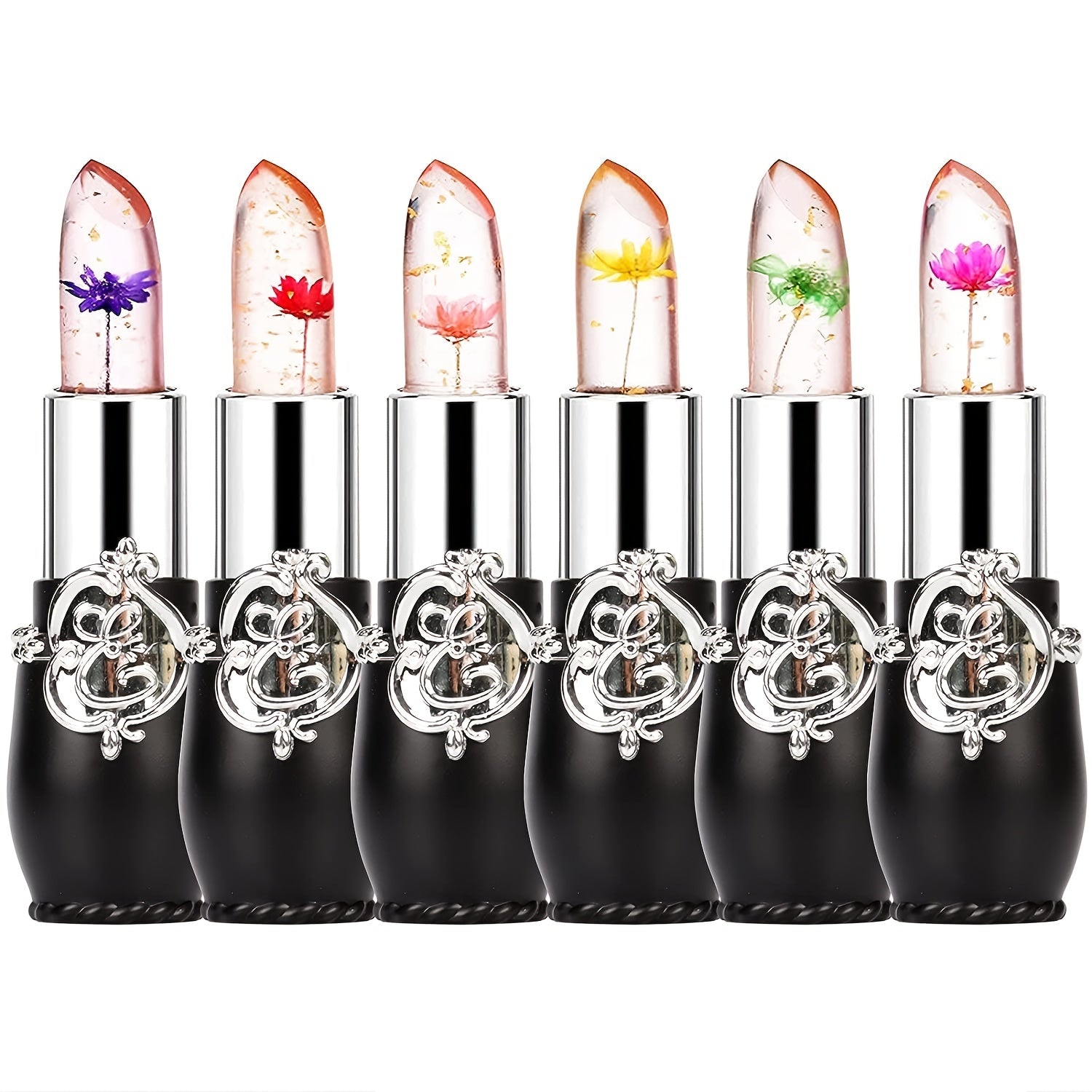 6 Pcs Moisturizing Temperature Changing Jelly Lipstick - Long Lasting Nourishing Lip Balm With Peach Flavor Valentine's Day Gifts